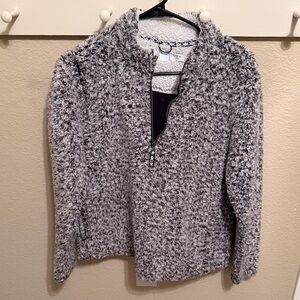 Time and Tru Charcoal Fleece Jacket